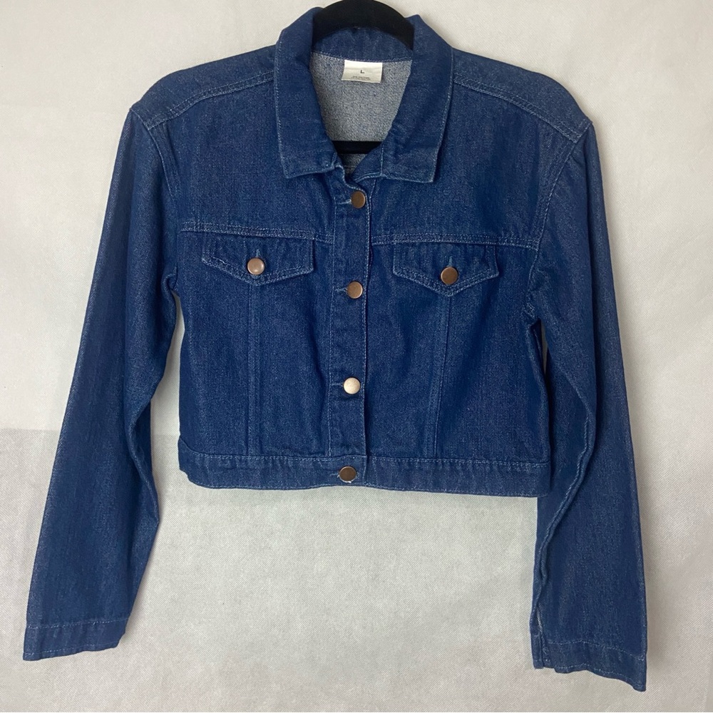 NWT Classic Blue Denim Cotton Jacket